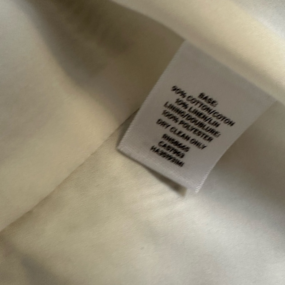 Halogen Open Front V-Neck Jacket, White/ Grey Twe… - image 3